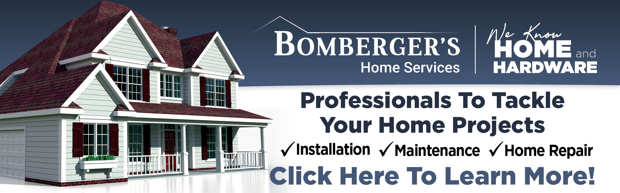 Bombergers Home Services Web Banner